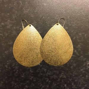 Gold earrings
